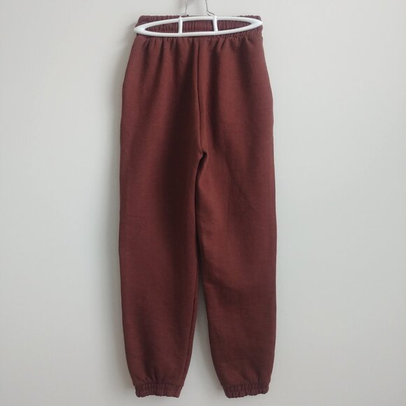 NEW WITH TAGS Zara cotton blend soft brown joggers sweatpants Small - Picture 6 of 15